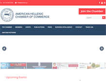 Tablet Screenshot of amcham.gr