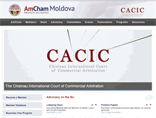 Tablet Screenshot of amcham.md