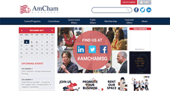Desktop Screenshot of amcham.org.sg
