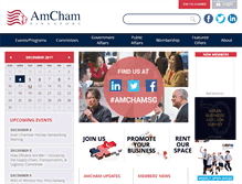 Tablet Screenshot of amcham.org.sg