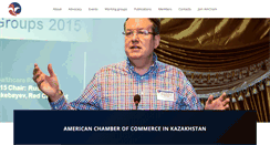 Desktop Screenshot of amcham.kz