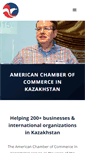 Mobile Screenshot of amcham.kz