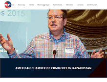 Tablet Screenshot of amcham.kz