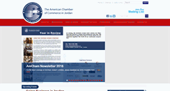 Desktop Screenshot of amcham.jo