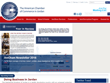 Tablet Screenshot of amcham.jo