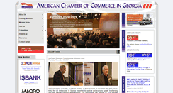 Desktop Screenshot of amcham.ge