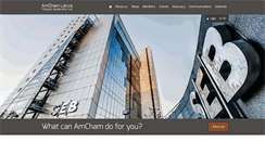 Desktop Screenshot of amcham.lv