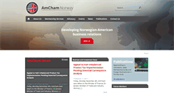 Desktop Screenshot of amcham.no