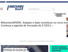 Tablet Screenshot of amcham.com.br