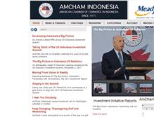 Tablet Screenshot of amcham.or.id